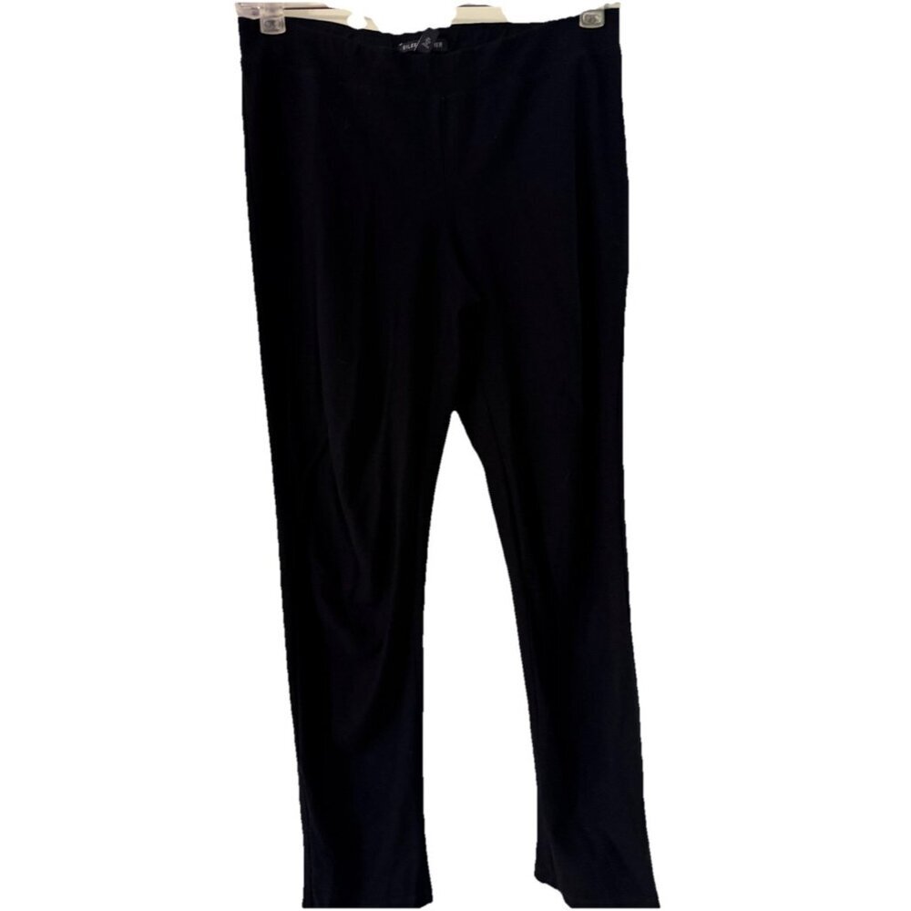 Eileen Fisher‎ System Legging Pants SZ XS (28 x 29) Black Pull On Knit Chic